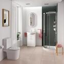 Celeste White 550 Chrome Shower Suite