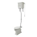 bayswater victrion high level traditional toilet with white seat