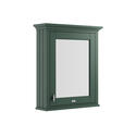 bayswater victrion 600 traditional mirror cabinet in forest green