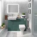oliver green 1100 fitted furniture unit chrome