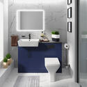 oliver black 1200 navy blue furniture suite