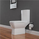Summit Close Coupled Toilet & Seat straight High Quality