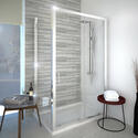 Extra Product Image For Romano Deluxe 1200 Sliding Shower Door For Wall To Wall Installation Recess 1