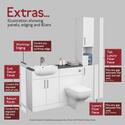 Infographic explaining addons for Oliver Fitted Furniture with Tallboy