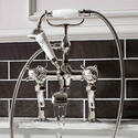 Belgravia CrossHead Bath Shower Mixer Nickel