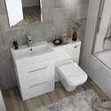Extra Product Image For Patello 1200Mm Bathroom Vanity White Furniture Set 2