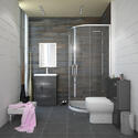 Extra Product Image For Patello Grey 800 Quadrant Shower Suite 2
