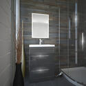 Extra Product Image For Patello Grey 800 Quadrant Shower Suite 4