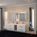 Extra Product Image For Sonix Double Vanity Bathroom Suite White 4