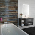 Extra Product Image For Sonix Wall Hung Grey Basin Cabinet And Bath Suite 4