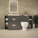 Extra Product Image For Patello 1600 Fitted Bathroom Furniture Grey 3