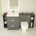 Extra Product Image For Patello 1600 Fitted Bathroom Furniture Grey 5