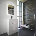 Extra Product Image For Patello White 800 Quadrant Corner Shower Suite With Bathroom Sink Cabinet & Toilet 3