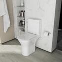 Angled View for Amore Open Back Close Coupled Toilet