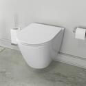 Extra Product Image For Patello Rimless Toilet Pan: Wall Hung Wc With Seat (Ultra Thin, Soft Close, Quick Release) 3