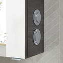 Balto 850mm 3 Door Bathroom Mirror Cabinet (Light Canopy and Power Socket)