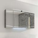 Extra Product Image For Cassca Mirror Cabinet Led 3 Door Lighting With Shaver Socket 2