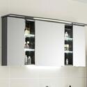 Extra Product Image For Contea Bathroom Mirror Cabinet 3 Double Mirrored Doors With Illuminated Canopy And Power Outlet 1