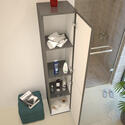 Extra Product Image For Patello Bathroom Tall Boy Grey 5