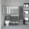 Extra Product Image For Patello Bathroom Furniture Suite With 2 Mirror Cabinets 4