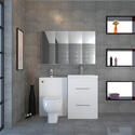 Extra Product Image For Patello Bathroom Furniture Suite With 2 Mirror Cabinets 3