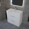 Extra Product Image For Patello 800Mm Freestanding White Gloss Vanity Unit And Basin 2