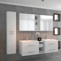 Extra Product Image For Sonix Double Vanity Bathroom Suite White 2