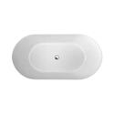 Extra Product Image For Formoso Petite Clear Stone Small Freestanding Bath 2