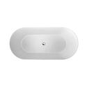 Extra Product Image For Formoso Grande Freestanding Clear Stone White Bath 2