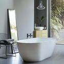 Extra Product Image For Formoso Grande Freestanding Clear Stone White Bath 1