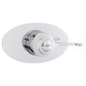 Concealed Chrome Sequential Thermostatic Shower Valve with Lever Handle