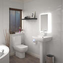 Extra Product Image For Laguna Small 1200 Corner Bath And 800 Single Door Quadrant Shower Suite 3