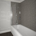 Extra Product Image For Daniel Small Bath With Screen And 4 Piece Set Bathroom Suite 3