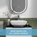 Extra Product Image For Sonix White Wall Hung Bathroom Unit With Grey Glass Top And Basin 1