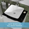 Extra Product Image For Sonix White Wall Hung Bathroom Unit With Grey Glass Top And Basin 2