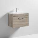 Atheana 600 Wall Hung 1-Draw Bathroom Vanity Unit With Basin (colour options)
