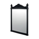 Black Aluminium Mirror 55cm x 75cm