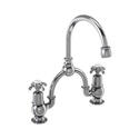 Anglesey Two Tap Hole Arch Mixer Black Indice With Curved Spout (250mm Centres)