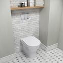 Extra Product Image For Patello Rimless Back To Wall Toilet And Ultra Thin Soft Close Quick Release Seat 3