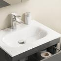 Extra Product Image For Pemberton 600Mm Modern Freestanding Grey Vanity Unit With Stone Basin - Handleless Design 4