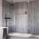 Extra Product Image For Ids Showerwall Waterproof Panels: Blue Toned Stone (Various Sizes, Square Cut Or Proclick) 1