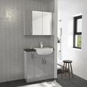 Extra Product Image For Oliver 900 Fitted Cloakroom Furniture: Vanity Unit & Storage 1