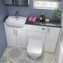 Extra Product Image For Oliver 1400 Fitted Furniture: Combination Vanity Unit, Toilet & Storage 1