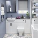 Extra Product Image For Oliver 1500 Fitted Furniture: Combination Vanity Unit, Toilet & Storage 1