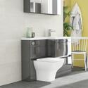 Extra Product Image For Pemberton 1100 Space Saving Ensuite Sink And Toilet Cabinet 1