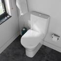 Extra Product Image For Patello Comfort Height Toilet With Thin Seat: Closed Back, Close Coupled And Rimless 1