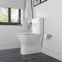 Extra Product Image For Patello Comfort Height Toilet With Thin Seat: Closed Back, Close Coupled And Rimless 2