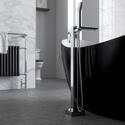 OSTERLEY FREESTANDING BLACK BATH WITH TAP