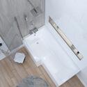 Extra Product Image For Pemberton White L Shape Shower Bath 1