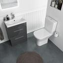 Comfort Height Toilet with rimless thin seat